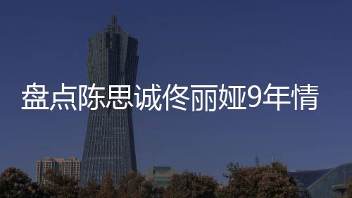 过程盘点情时情史回顾丽娅 恋9年间线完整陈思诚佟