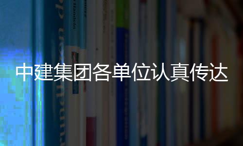 各单达学的二习党中建真传全会集团精神位认十届三中